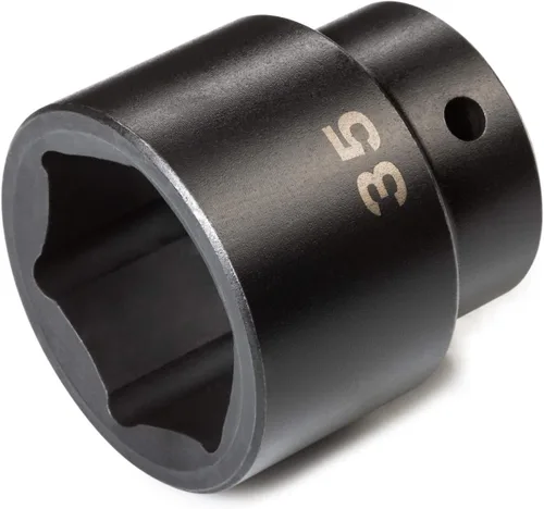 Miniatura 50 de TEKTON SID22132 Dado de impacto de 6 puntos de 1 17/64 pulgadas (32 mm) impulsor de 1/2 pulgada