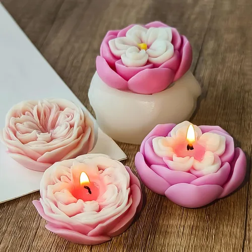 Miniatura 10 de Molde de vela de ardilla, moldes de silicona de fundición de resina para decoración del hogar y fabricación de velas, molde en espiral de onda