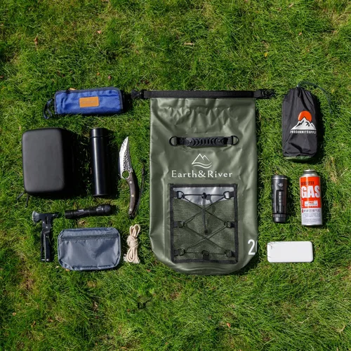 Miniatura 5 de EARTH&RIVER Mochila seca de alta calidad, extra gruesa, protección para todas las actividades acuáticas y campamentos, bolsa seca ligera flotante