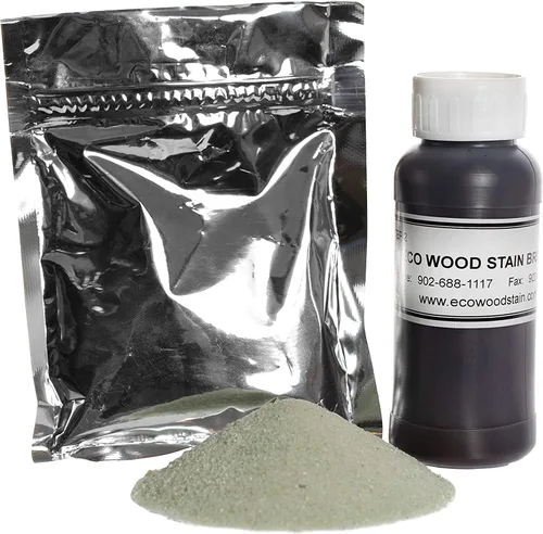 Miniatura 2 de Tinte para madera a base de minerales marrones, concentrado de 5 galones, tratamiento de madera interior y exterior, acabado marrón intenso