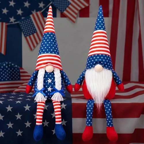 Miniatura 11 de Decoraciones de Acción de Gracias para el hogar - Decoración de otoño - Linda muñeca de felpa de gnomos de Acción de Gracias para oficina