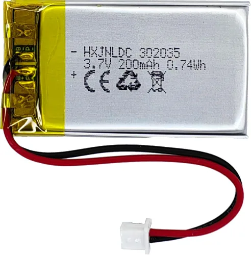 DC 3.7V 200mAh 302035 Batería recargable de polímero de litio, adecuada para productos electrónicos de bricolaje 3.7-5V con reemplazo de batería de