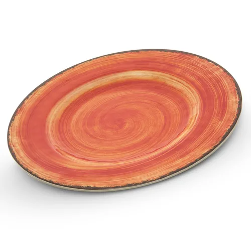 Carlisle FoodService Products - Plato de plástico reutilizable Mingle de melamina para cena, estilo cerámica, para hogar y restaurante, 9 pulgadas,