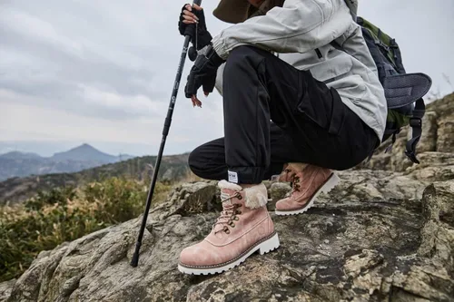 Miniatura 6 de COTTIMO Botas de invierno antideslizante con forro de piel para mujer