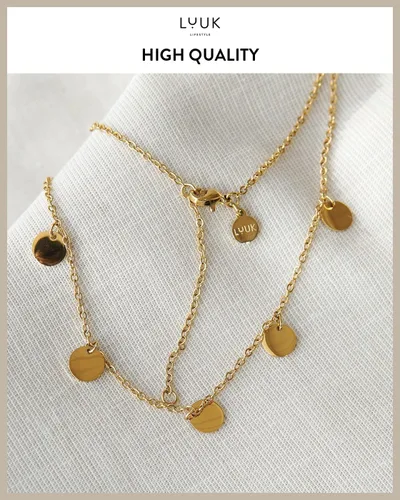 Miniatura 2 de LUUK LIFESTYLE Filigree Stainless Steel Necklaces, Bracelets and Jewelry Sets, Modern Design Jewels, Fashion Accessory for Women, Adjustable Length
