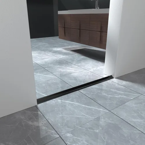 Miniatura 5 de Barrera de agua plegable de 67 pulgadas, barrera de agua autoadhesiva de silicona, protección contra salpicaduras de agua, baño, cocina, tapón