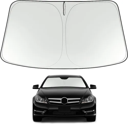 Miniatura 178 de Proadsy Parasol para parabrisas actualizado 2025, ajuste personalizado Dodge RAM 1500 2Dr 2019-2024 2025, 4 capas, plegable, protector de parasol