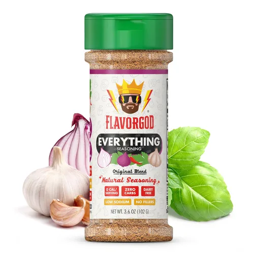 Miniatura 32 de Mezcla de Condimentos con Sabor a Queso de FlavorGod - Mezcla de Especias Premium Totalmente Natural y Saludable para Pollo, Verduras, Ensalada