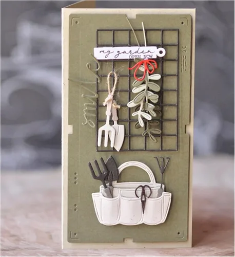 Miniatura 10 de Lapoo Troquel de corte para álbumes de recortes, marcos de fondos 3D, troqueles de corte para manualidades, manualidades, decoración de fiesta