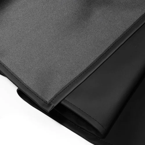 Miniatura 8 de Delantal de goma y vinilo VWELL de 41.5'' impermeable para hombres y mujeres, delantal para lavavajillas, delantal químico para trabajo de Negro