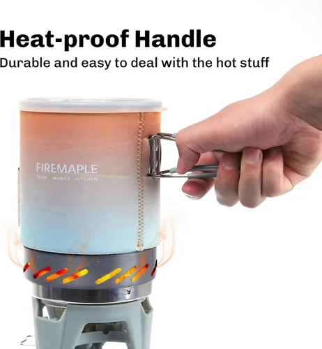 Miniatura 4 de Fire-Maple "Estrella Fija 1" Sistema de Cocina Personal Sistema de Estufa con Quemador de Olla/Chorro y Encendido Eléctrico Ideal para Multi