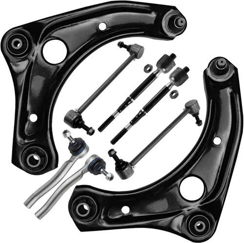 Miniatura 175 de Detroit Axle - Kit de brazos de control de extremo delantero de 8 piezas para Dodge Dakota 00-04, Durango 00-03, 4 brazos de control superior e