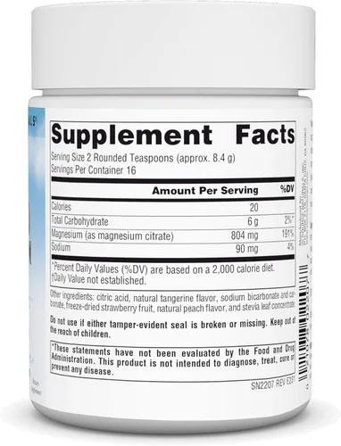 Miniatura 2 de Source Naturals Serene Science - Sereno de magnesio, cuerpo pacífico*, sabor a mandarina, 5 onzas en polvo