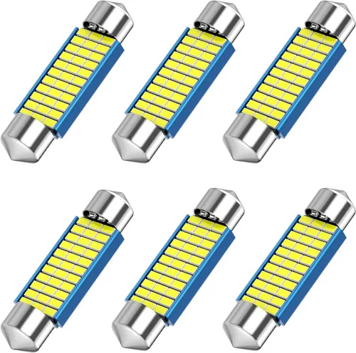 578 Festoon - Bombilla LED de 1.654 in, 1.614 in, 1.65 pulgadas, Festoon DE3425 DE3423 211-2, 12 V, 33SMD, luz blanca de 1.654 in, bombillas LED