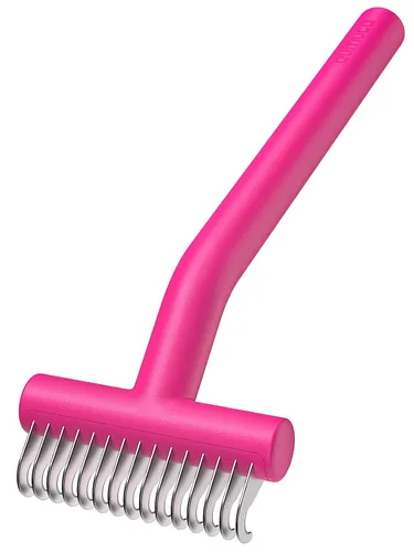 aumuca Undercoat Rake for Dogs & Cats – Deshedder & Grooming Brush – Dog Brush & Cat Brush for Long or Short Hair – Dematting Comb for Matted Fur,