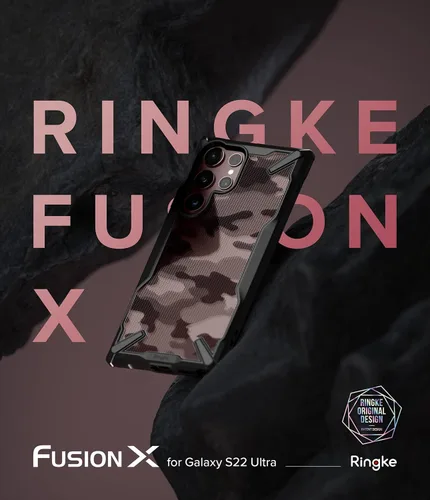 Miniatura 9 de Ringke Fusion-X para Samsung Galaxy S22 Ultra Funda [Recortes Precisos para Lentes de Cámara] Parachoques Mejorado Resistente Uso Rudo a Prueba