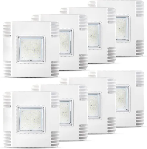 Miniatura 11 de OSTEK Luz LED para toldo de 150 W, para gasolinera, luz de techo de 5700 K, clasificación para exteriores (equivalente a 800 W HID/HPS), luces