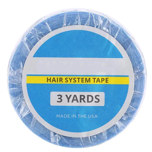 Miniatura 9 de Extensión de cabello adhesivo de doble cara, plástico azul importado, extensión de cabello real, cinta de doble cara fácil de instalar y desmontar