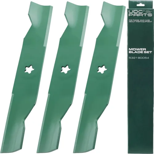 Miniatura 44 de UDC Parts GY20852 Hojas de corte de 48 pulgadas para John Deere D140 E140 S140 Z355E GX21784 GX21786 S170 E170 LA130 LA145 D160 S160 E160 E150 D155