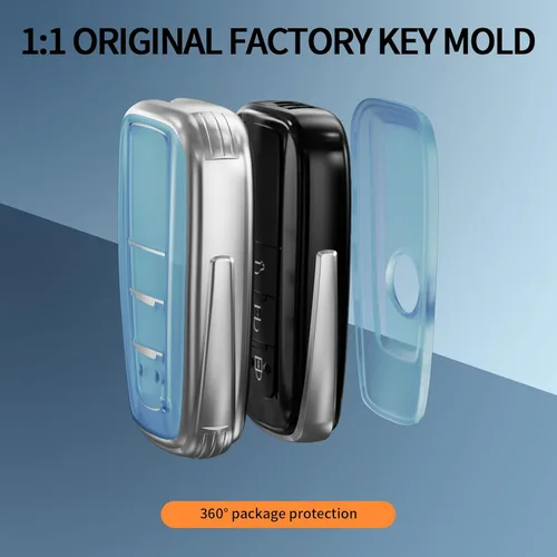 Miniatura 5 de Funda inteligente para llavero compatible con Toyota Avalon Camry C-HR, Corolla Prius Prime 2, 3, 4 botones, RAV4, control remoto de entrada sin