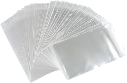 COOLAKE Bolsas transparentes de celofán autosellable, 4 x 6 pulgadas, 100 bolsas resellables para embalaje de galletas, regalos, productos, dulces