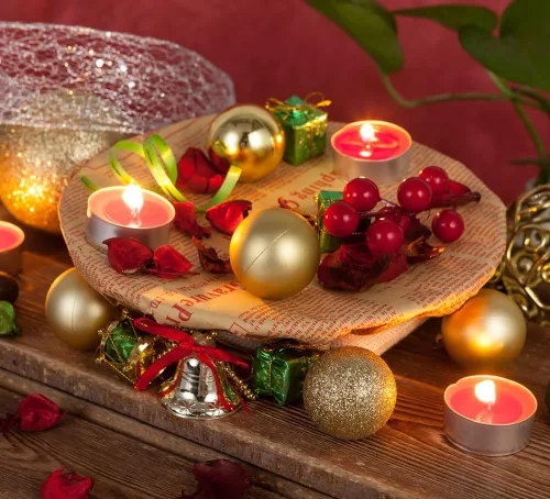 Miniatura 8 de AMS Esferas de Navidad de 2.36 pulgadas/60mm, 34 unidades, adornos grandes, decoraciones para fiestas, inastillables, colgantes festivos para Negro