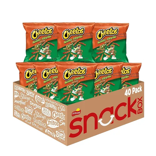 Miniatura 13 de Cheetos - Bocadillos con sabor a queso, crujientes, 1 onza (paquete de 40)