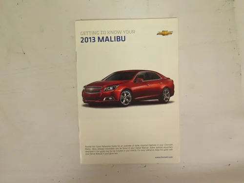 Miniatura 4 de 2013 Chevrolet Malibu Owners Manual Handbook OEM K02B17012 Tapa blanda – 1 Enero 2013