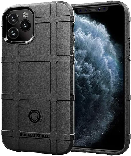 Miniatura 12 de Para iPhone 11 Caso, (Rugged Shield Series) TPU Funda Protectora Táctica Gruesa De Armadura Sólida Para IPhone 11 (6.1 Pulgadas) - Verde Ejército