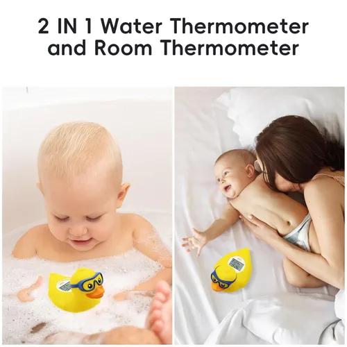Miniatura 5 de b&h Termómetro de baño para bebés y termómetro de habitación, sensor mejorado, termómetro de temperatura del agua para bañera infantil, productos