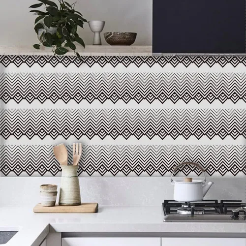 Miniatura 8 de 12 calcomanías mate para azulejos de pared, despegar y pegar, autoadhesivas, calcomanías de vinilo para azulejos de pared, adhesivo de PVC