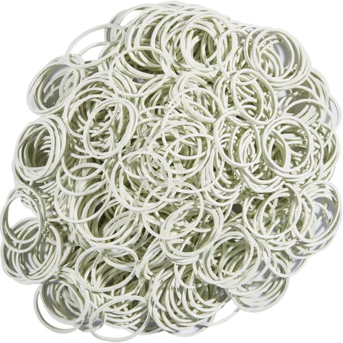Miniatura 9 de AMUU Bandas de goma 800 unidades de 1.0 in 1 pulgada bandas de goma pequeñas 6 colores surtidos arco iris colorido bandas de goma para oficina