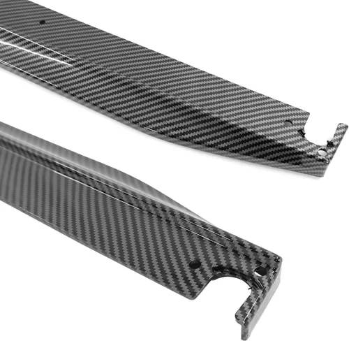 Miniatura 7 de IKON MOTORSPRTS - Faldas laterales compatibles con Honda Civic 2022-2026, sedán de 4 puertas, polipropileno de polipropileno, fibra de carbono