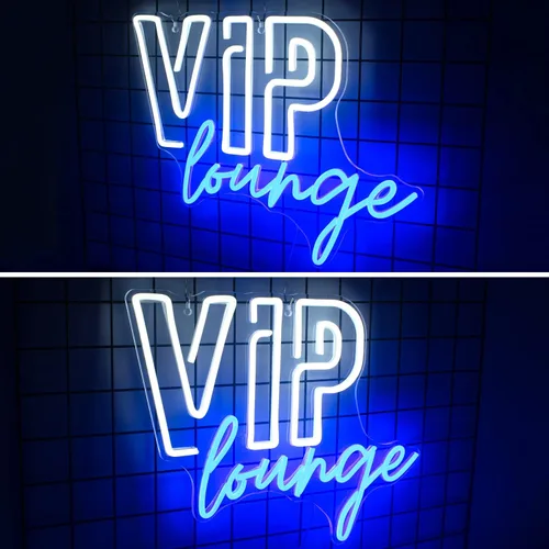 Miniatura 4 de Horseneon VIP Lounge - Letreros de neón para decoración de pared, letreros de luces de neón VIP para decoración de habitación, letrero de luz LED