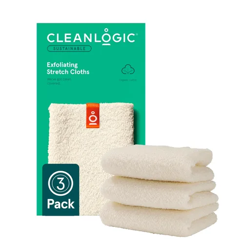 Miniatura 11 de Cleanlogic Paño Exfoliante Corporal, Toallitas Exfoliantes Elásticas para Baño y Ducha para una Piel Suave y Más Suave, Herramienta Reutilizable