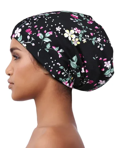 Miniatura 64 de Alnorm - Gorro con forro de satén y suave banda elástica para hombres y mujeres, talla única Se ajusta a la mayoría