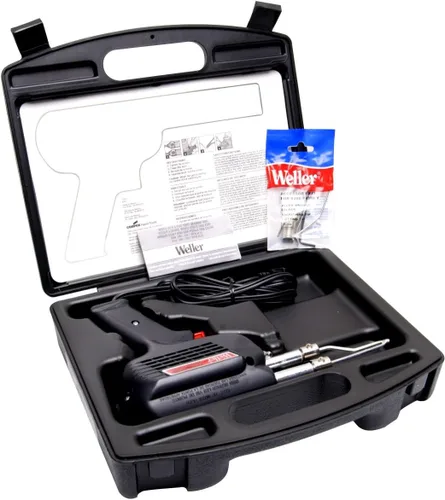 Miniatura 2 de Weller D550PK Kit de pistola de soldadura profesional de 260 vatios/200 W con tres puntas y soldadura en estuche de transporte con alambre