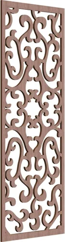 Miniatura 69 de Smithfield Paneles de pared decorativos de madera con calado, 13 3/8 pulgadas de ancho x 34 3/8 pulgadas de alto x 3/8 de alto, roble rojo rojo