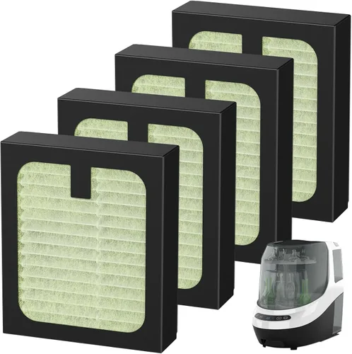 Miniatura 8 de Paquete de 4 filtros HEPA de repuesto para lavadora de biberones Baby Brezza Baby Bottle Washer Pro, filtración de alto rendimiento para limpiador