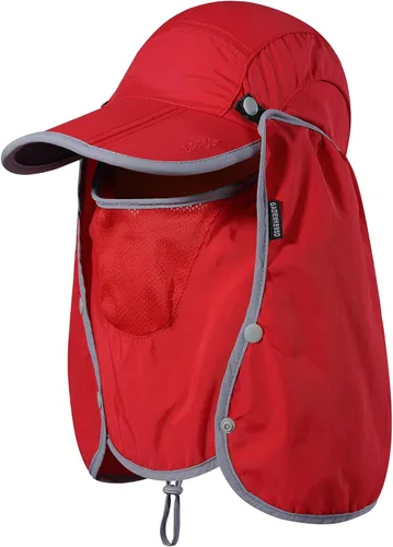Miniatura 8 de GADIEMKENSD Sombrero de pesca plegable UPF 50+ 360 para exteriores