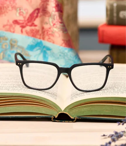 Miniatura 5 de eyebobs - C Suite Gafas de lectura premium para hombres y mujeres Marco cuadrado Disponible en 0.0x - 4.0x