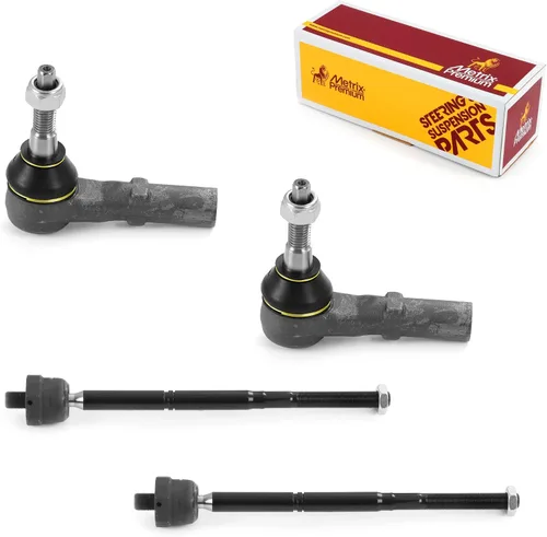 Miniatura 198 de Metrix Premium Chassis Parts - Juego de 4 barras de acoplamiento interior y exterior para Audi A3 15-16, Seat Leon 06-20 (México), 09-17 Volkswagen