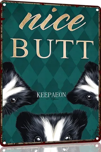 Miniatura 17 de Skunk Bathroom Wall Decor Signs Metal Aluminum Sign Remember to Wipe Bathroom Decor Weird Stuff 12x8 Inches Decor Funny Poster Funny Bathroom 8294