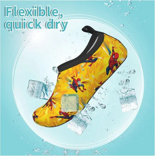 Miniatura 5 de FANSUN Favorite Superheros - Zapatos de agua para niños ligeros antideslizantes descalzos de secado rápido para deportes piscina playa piscina