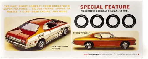 Miniatura 2 de MPC 1976 Dodge Dart Sport Kit de modelo a escala 1/25 (MPC925)