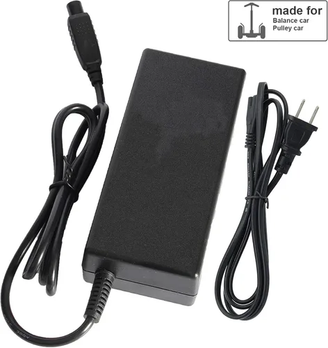 Miniatura 4 de 42V 2A Cargador Reemplazo 3 Prong Fast Charger Conector en línea para Scooter Eléctrico 36V Jetson Swagtron Onewheel Pint 10S Batería de litio