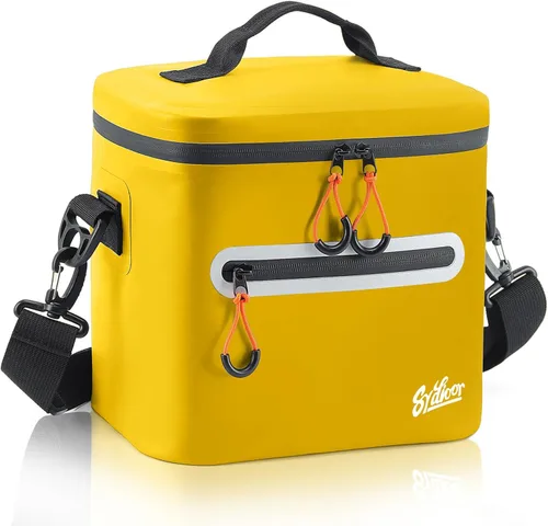 Miniatura 11 de Bolsa de picnic con aislamiento de lados blandos, 7/16/30 latas de lonchera aislada, bolsa de almuerzo impermeable, a prueba de fugas, portátil