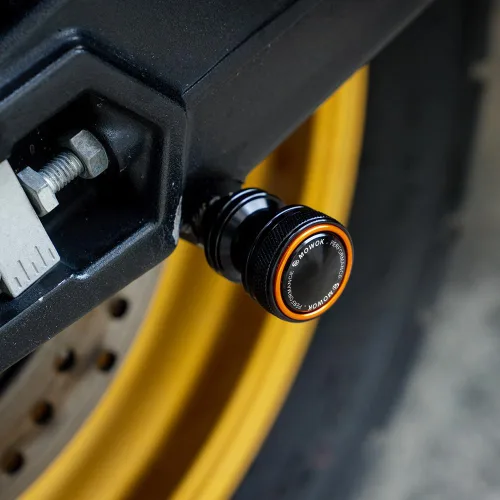 Miniatura 2 de MOWOK Se adapta a 150NK 250NK 250SR 400NK 650NK 400GT 650TR-G 650MT 800MT Accesorios Motocicleta M10 Basculante Carretes Slider Stand (negro)