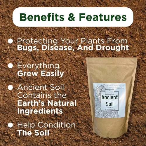 Miniatura 2 de Elm Dirt Suelo antiguo prémium para todas las plantas, orgánico para uso en exteriores e interiores, suelo de jardín para el crecimiento