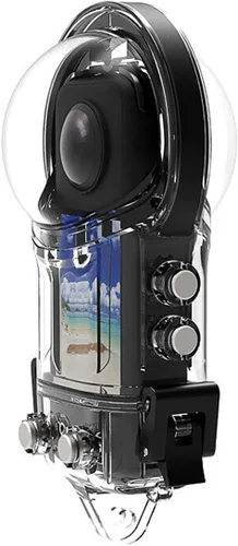 Miniatura 7 de Funda impermeable para cámara subacuática para Insta360 X3 Sport Camera Waterproof MODJUEGO Panoramic Camera Sealed Diving Case Impermeable hasta